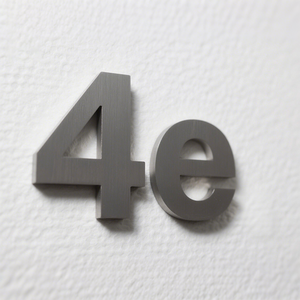 לוחות דלת מספר מודרני הבית לוחות דלת חומר רב הכולל פלדה עץ ברזל אלומיניום פליז סגסוגת אבץ אקרילי עבור בתי מלון - Product Image 2