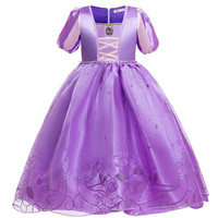 Anpassbares Halloween-Party Klassisches Cosplay Rapunzel Prinzessinnenkleid für Jedes Alter Kinder Karneval TV & Film Anime Kostüm