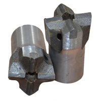 Brocas de perforación para pozos, accesorios para equipos de perforación de roca, piezas de maquinaria de minería, brocas de botón roscadas de acero al carbono, 1 año de garantía