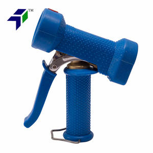Pistola de lavado de agua de latón/acero inoxidable con cubierta azul - Product Image 1