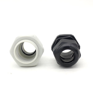 Prensaestopas m20 de nailon resistente al agua, prensaestopas fijas de plástico para cables, tipo MG, PG, MG, M NPT - Product Image 5