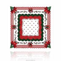 Tapis de Mahjong Américain Personnalisé pour Noël 31,5x31,5 pouces, Tapis de Table Antidérapant pour Mahjong, Tapis de Jeu Imprimé pour les Fêtes OEM ODM