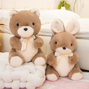 ตุ๊กตากระต่ายคาร์ลตัวใหม่ หูยาว มีริบบิ้น ตุ๊กตาหมีกระต่ายน้อยน่ารัก - Product Image 4