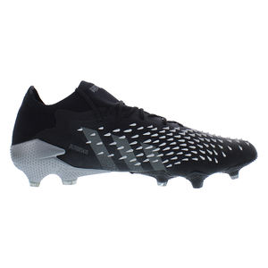 Adidas Predator Freak .1 Low Firm Ground <b>Mens</b> <b>Shoes</b> Size 13.5, Color: Core Black/Grey Four/Footwear <b>White</b> - Product Image 2