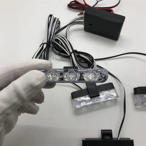 Télécommande haute puissance 16 LED un remorquage huit LED voyant d'avertissement de calandre centrale de voiture - Product Image 6