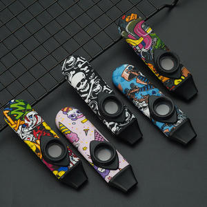 KAZOO <span class=keywords><strong>Flauta</strong></span> ABS Principiante Boca <span class=keywords><strong>Flauta</strong></span> Patrón de dibujos animados <span class=keywords><strong>para</strong></span> niños Simple Kazoo Regalo Instrumentos de cuerda Piezas Accesorios - Product Image 1