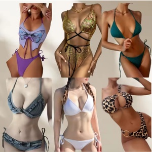 Vente en gros de hauts pour femmes, maillots de bain, sacs, vêtements de déstockage à bas prix, vêtements de bikini, vêtements d'occasion mixtes, vêtements sexy pour femmes - Product Image 1