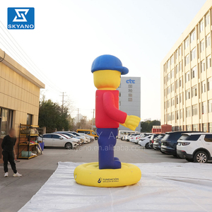 Personnages de dessins animés gonflables géants en forme de blocs de construction, mascotte publicitaire <span class=keywords><strong>gonflable</strong></span> - Product Image 6