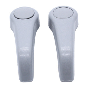 Poignées de réglage de siège de voiture Renault, plastique gris, paire, 7701470827 7701205708 - Product Image 3