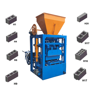 Bovedilla hourdis rắn lát paver habiterra lồng vào nhau xây dựng xi măng bê tông rỗng gạch khối máy làm ở Ghana - Product Image 2