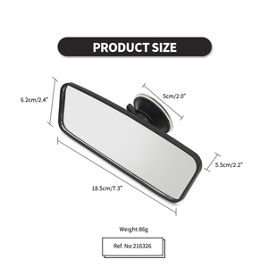 Phổ xe nội thất chiếu hậu bé xem phía sau gương với điều chỉnh hút cup - Product Image 2