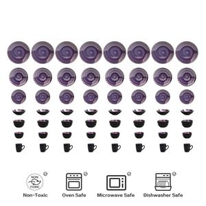 Semtember Promotion Round Kitchen Bowls Set Ceramic Steak Dessert Salad Plate Exquisite Unique Design <b>Dinnerware</b> Set Festivals - Product Image 2