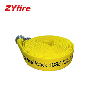 ZYfire Flexible contraincendios y equipo de rescate doble chaqueta Layflat manguera de fuego con revestimiento amarillo EPDM/TPU - Product Image 3