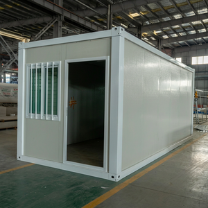 Contenedor Desmontable de 20 pies, Casa Contenedor Impermeable e Ignífuga, Oficina Modular Prefabricada, Dormitorio para Obras de Construcción - Product Image 1