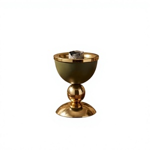 Luxury Gold Metal <b>Bakhoor</b> Burner Mabkhara Arabic <b>Oud</b> Incense Burner Home Fragrance Decor - Product Image 1