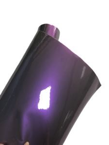 Delution gris foncé violet film d'emballage de voiture PVC matériel bulle d'air sans changement de couleur anti-rayures 1.52*18M - Product Image 6
