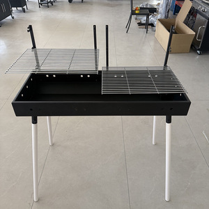 Barbecue au charbon de bois pliable YUESHEN, portable, sans fumée, pour le <span class=keywords><strong>camping</strong></span> en plein air, patio, barbecue épaissi, moulage sous pression - Product Image 5
