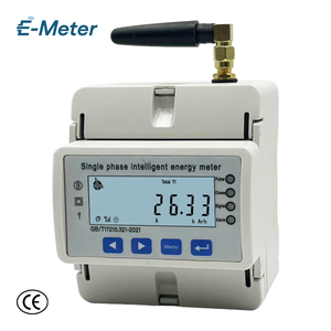 Medidor de Energia Pré-pago Inteligente de Fase Única Montado em Trilho DIN Premium com Display LCD para Monitoramento de Eletricidade Residencial - Product Image 1