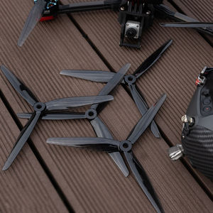 HQProp 7.5X3.7X3-poli karbonat <span class=keywords><strong>2</strong></span> Pairs <span class=keywords><strong>3</strong></span>-Blade pervane yarış uzun menzilli Drone RC DIY parçaları Drones aksesuarları ZLD - Product Image 2