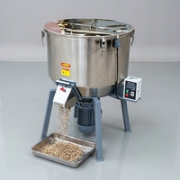 Mélangeur vertical sur mesure pour matières premières, équipement de mélange en acier inoxydable pour poudres et granulés