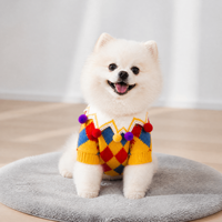 Set Sweater Rajut Kustom untuk Manusia dan Anjing, Pakaian Rajut Wanita, Pakaian Anjing Peliharaan, Pabrik ODM OEM Grosir