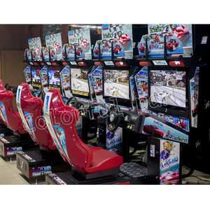 Colorato Parco gettoni da corsa macchina del gioco/gioco di corse simulatore di macchina/4d auto da corsa macchina del gioco - Product Image 1