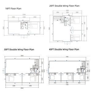 Casa contenedora pequeña <span class=keywords><strong>de</strong></span> lujo con baño y cocina Villa extensible para casas modulares <span class=keywords><strong>de</strong></span> Vida Familiar Grande Casa prefabricada - Product Image 3