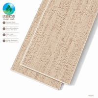 Plancher en liège flottant MUSEN Ms 11 mm avec revêtement UV, design moderne, système de pose par clic pour chambre et salon - Liège écologique et confortable