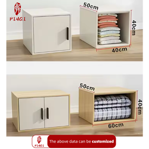 Kunden spezifische Fabrik Direkt verkauf Holz Kleider schrank Schrank Kleidung Schrank Schublade Schlafzimmer Organizer Offene Garderobe Designs für Schlafzimmer - Product Image 5