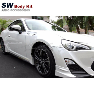 2012-2019 para Toyota GT86 FT86 BRZ Kit de carrocería de fibra de carbono nueva falda lateral de parachoques con labio de flanco Winglet separador - Product Image 5