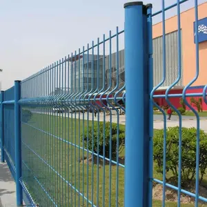 4x6 Chất lượng cao PVC hàn dây lưới hàng rào bảng điều chỉnh chống leo lên 3D ranh giới tường nướng hàng rào lưới