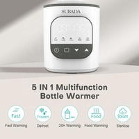 Chauffe-biberon électrique numérique portable de haute qualité, stérilisateur à vapeur multifonction et chauffe-lait avec température précise