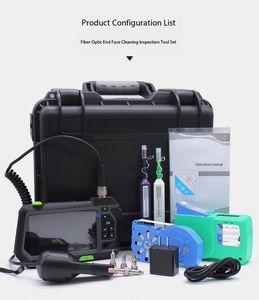 <span class=keywords><strong>Kit</strong></span> de sonde d'inspection à <span class=keywords><strong>fibre</strong></span> <span class=keywords><strong>optique</strong></span> WF-700VK <span class=keywords><strong>Kit</strong></span> de <span class=keywords><strong>nettoyage</strong></span> de fibres optiques avec écran LCD HD de 3,5 pouces et grossissement 400x pour testeur - Product Image 4