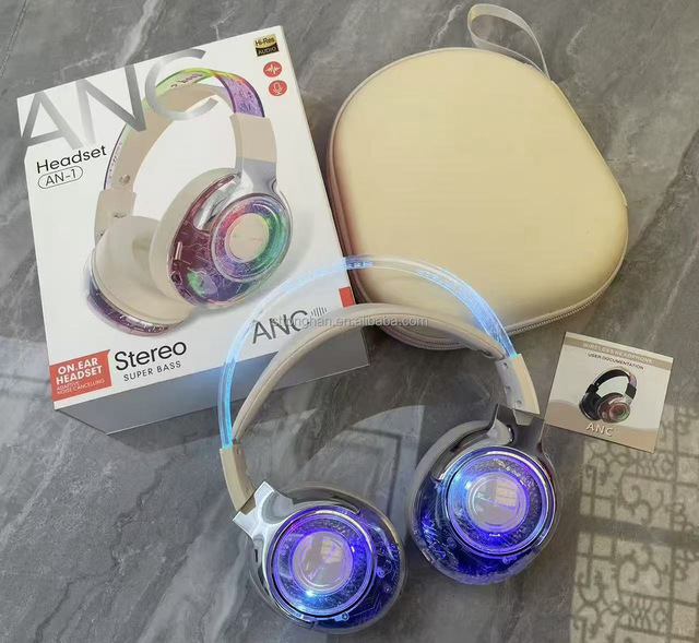 Trendy RGB Stereo Wireless Headphone Noise Cancelling Gaming Headset Led Gaming Headphone with Mic for PC Headset Game
