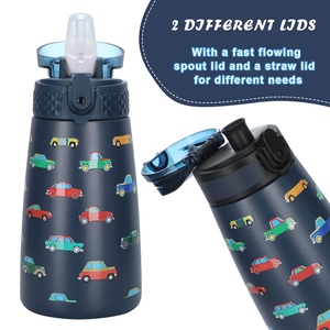 500ml Stainless Steel Vacuum <b>Insulated</b> With Handgrip Cute Kids Sports Tumbler Eco-friendly For Back To School - Product Image 2