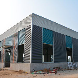 Edificio prefabricado industrial de gran envergadura, estructura de acero galvanizado, taller, diseño de fábrica para construcción - Product Image 2