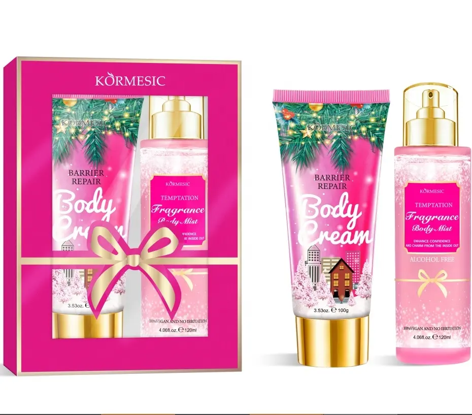 KORMESIC OEM Private Label Neues Design Parfüm Körpers pray Parfüm Körper lotion Body Set Parfüm