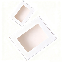 Boîtes d'expédition en carton recyclé pour papier d'art, boîtes postales ondulées aseptiques, pelliculage brillant, revêtement UV, gaufrage, offset, emballage pour œufs
