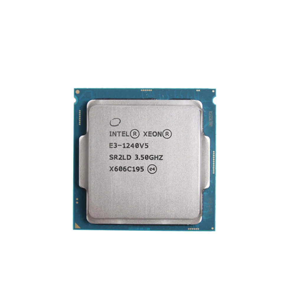 CM8066201921715 SR2LD 4 Core โปรเซสเซอร์เซิร์ฟเวอร์ Intel Xeon E3-1240V5