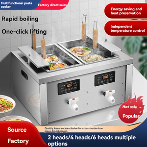 Riscaldatore Commerciale da Tavolo a Riscaldamento Rapido per Cottura Noodle a 2/4/6 Fori - Product Image 2