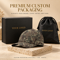 Casquette Strapback Performance à 6 Panneaux Orange Camouflage Découpée au Laser Personnalisée avec Visière Courbe Respirante et Patch en Caoutchouc – Vente en Gros