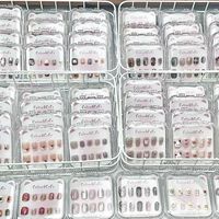 NUEVAS Uñas Postizas Hechas a Mano de Alta Calidad a Precio de Mayoreo con Pegamento, OEM, ODM, Marca Privada, Uñas Artificiales