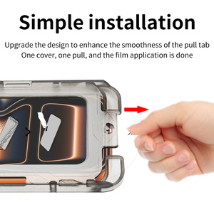 9H Glass Bảo Vệ Màn Hình Cho <span class=keywords><strong>iPhone</strong></span> 17 Pro Max/ 17 Không Khí/17 Tempered Glass Tự Động Liên Kết Công Cụ Dễ Dàng Cài Đặt - Product Image 3