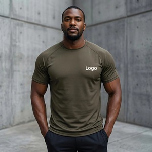 Private Label Team Uniform Supplier Comfortable Lightweight <b>Polyester</b> Durable Short Sleeve Bodybuilding Fast Dry Spandex <b>Tshirt</b> - Product Image 1