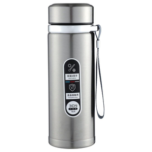 Bouteille isotherme sport en acier inoxydable 304, 500 ml, avec sangle, isolation sous vide, maintien thermique 6-12 heures, vente en gros - Product Image 1