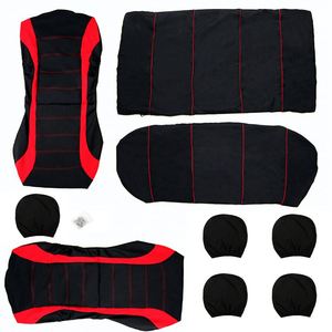 Universal <b>Car</b> <b>Interior</b> Accessories Full Set <b>Car</b> Seat Covers SUV Anti-slip Leather Polyester Brief & Single Color High-quality - Product Image 3