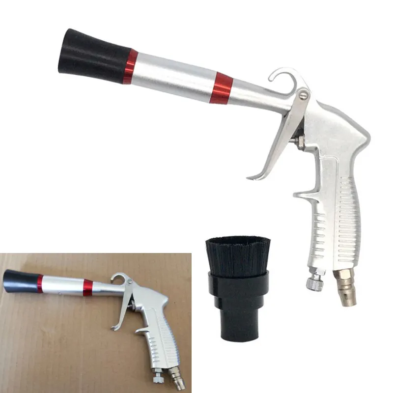 Car Truck Dry Air G Cleaning gun Hand Kit Pneumatic Spray Dirt Washing Tool Brush