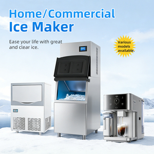 Máquina de Hielo Eléctrica Compacta con Autolimpieza, Carcasa de Acero Inoxidable, Control por Aplicación, para Uso Doméstico y Comercial - Product Image 3