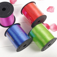 500 Yards emballage cadeau personnalisé impression chaîne métallique en plastique Curling ballon ruban emballage cadeau ruban