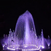 Fuente musical de lujo para exteriores con luces LED programables para lagos, estanques y plazas urbanas